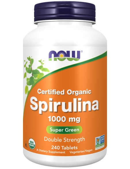 Spirulina, 1000mg - 240 tabs | NOW Foods