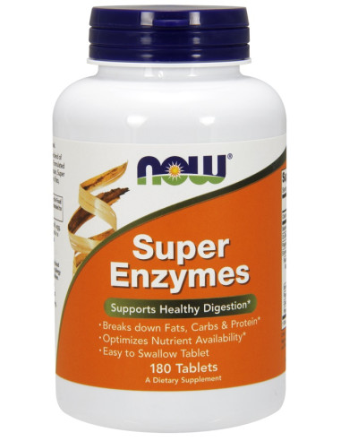 Super Enzymes - 180 tabs | NOW Foods