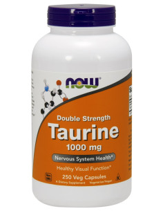 Taurine, 1000mg Double Strength - 250 vcaps | NOW Foods