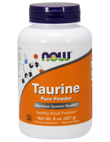 Taurine, Pure Powder - 227g | NOW Foods