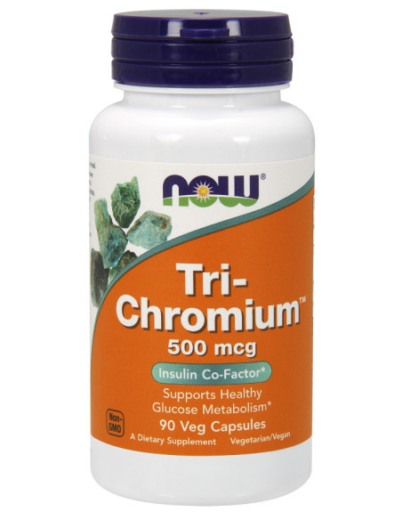 Tri-Chromium, 500mcg - 90 vcaps | NOW Foods