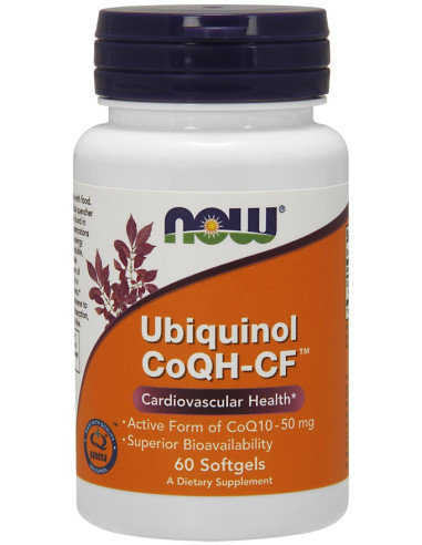 Ubiquinol CoQH-CF - 60 softgels | NOW Foods