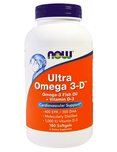 Ultra Omega 3-D with Vitamin D-3 - 180 softgels...