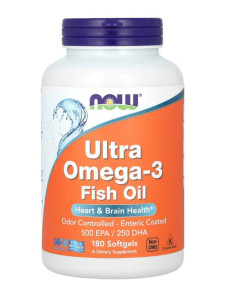 Ultra Omega-3 - 180 softgels | NOW Foods