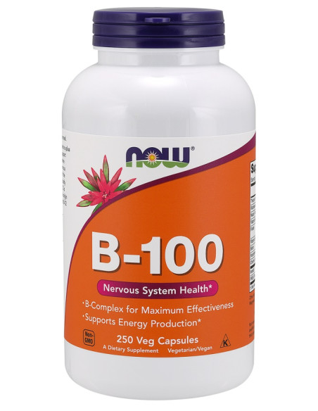 Vitamin B-100 - 250 vcaps | NOW Foods