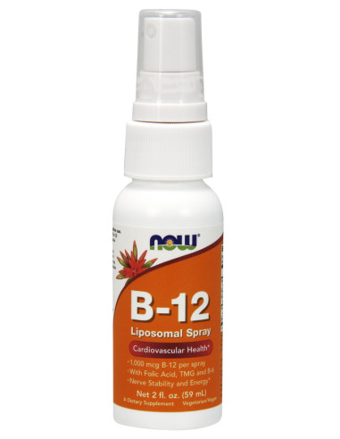 Vitamin B-12, Liposomal Spray - 59 ml. | NOW Foods