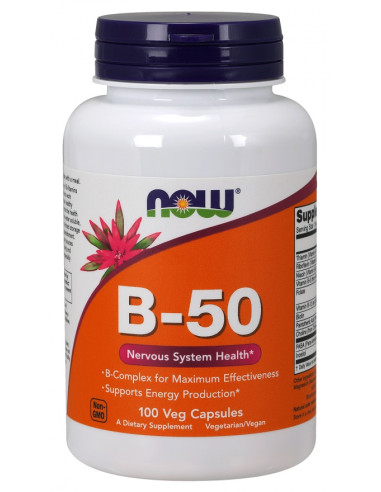 Vitamin B-50 - 100 vcaps | NOW Foods