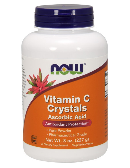 Vitamin C Crystals - 227g | NOW Foods