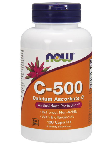 Vitamin C-500 Calcium Ascorbate-C - 100 caps |...