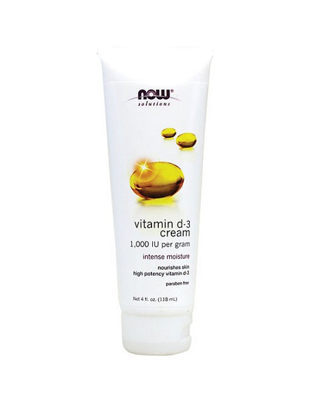 Vitamin D-3 Cream - 118 ml.  | NOW Foods
