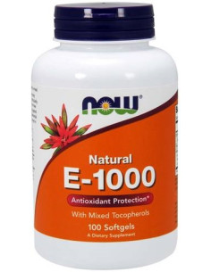 Vitamin E-1000 - Natural (Mixed Tocopherols) - 100...