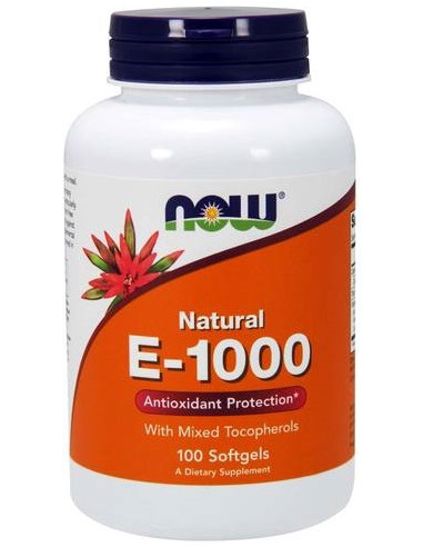 Vitamin E-1000 - Natural (Mixed Tocopherols) -...