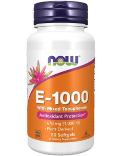 Vitamin E-1000 - Natural (Mixed Tocopherols) - 50...