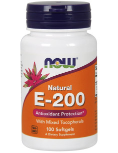 Vitamin E-200 - Natural (Mixed Tocopherols) - 100...