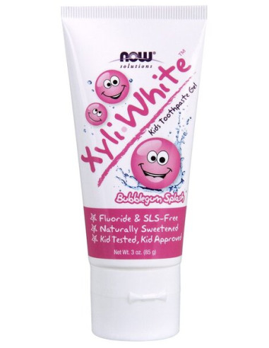 XyliWhite Kids, Bubblegum Splash - 85g | NOW Foods