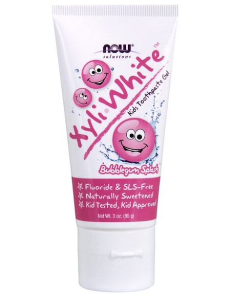 XyliWhite Kids, Bubblegum Splash - 85g | NOW Foods