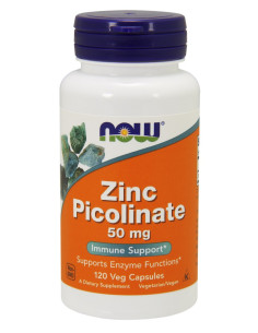 Zinc Picolinate, 50mg - 120 vcaps | NOW Foods