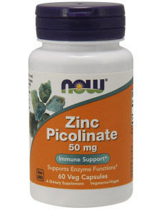 Zinc Picolinate, 50mg - 60 vcaps | NOW Foods