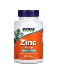 Zinc, 50mg - 250 tabs | NOW Foods