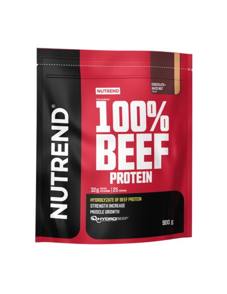 100% Beef Protein, Chocolate Hazelnut - 900g | Nutrend