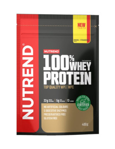 100% Whey Protein, Banana + Strawberry - 400g | Nutrend