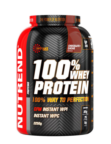 100% Whey Protein, Chocolate Cocoa - 2250g | Nutrend