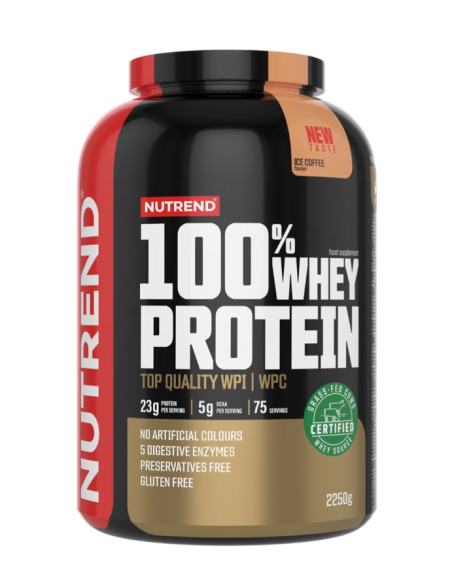 100% Whey Protein, Ice Coffee - 2250g | Nutrend