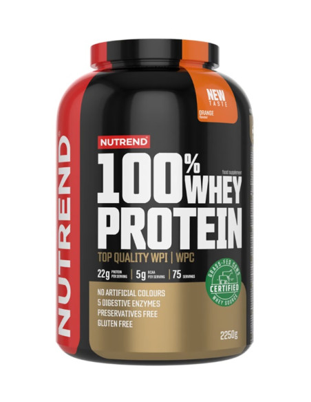 100% Whey Protein, Orange - 2250g | Nutrend