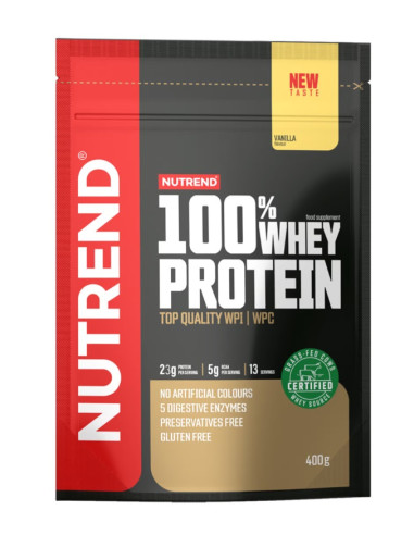 100% Whey Protein, Vanilla - 400g | Nutrend