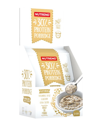 30% Protein Porridge, Natural - 5 x 50g | Nutrend