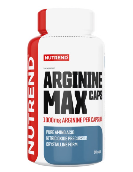 Arginine Max Caps, 1000mg - 90 caps | Nutrend