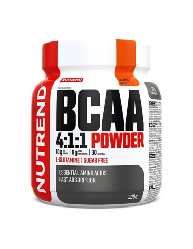 BCAA 4:1:1 Powder, Orange - 300g | Nutrend