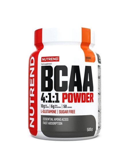 BCAA 4:1:1 Powder, Orange - 500g | Nutrend