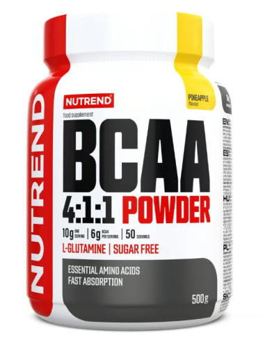 BCAA 4:1:1 Powder, Pineapple - 500g | Nutrend