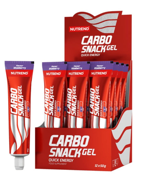 Carbosnack Tube, Blueberry - 12 x 50g | Nutrend