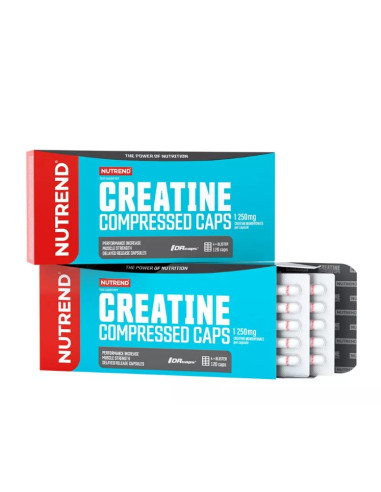 Creatine Compressed Caps - 120 caps | Nutrend