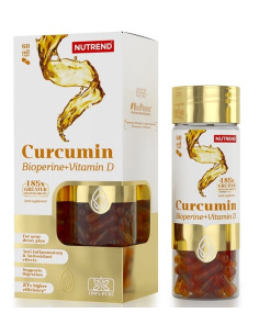 Curcumin + Bioperine + Vitamin D - 60 caps | Nutrend