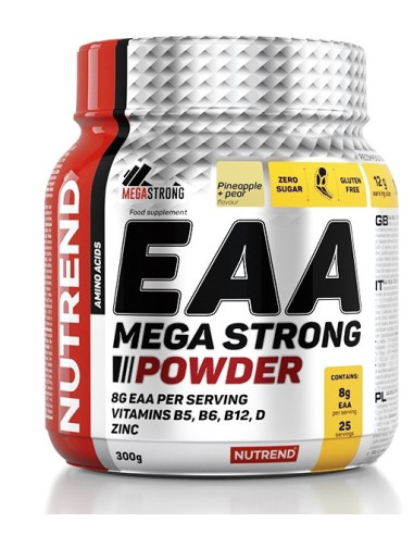 EAA Mega Strong Powder, Pineapple + Pear - 300g...