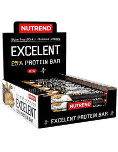 Excelent 25% Protein Bar, Peanut Butter - 18 x 85g | Nutrend