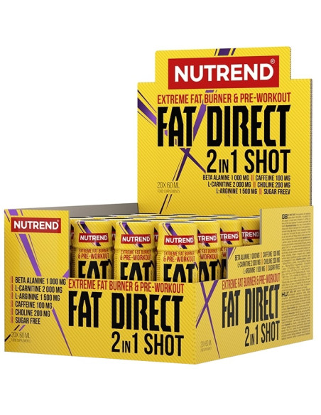 Fat Direct 2in1 Shot - 20 x 60 ml. | Nutrend