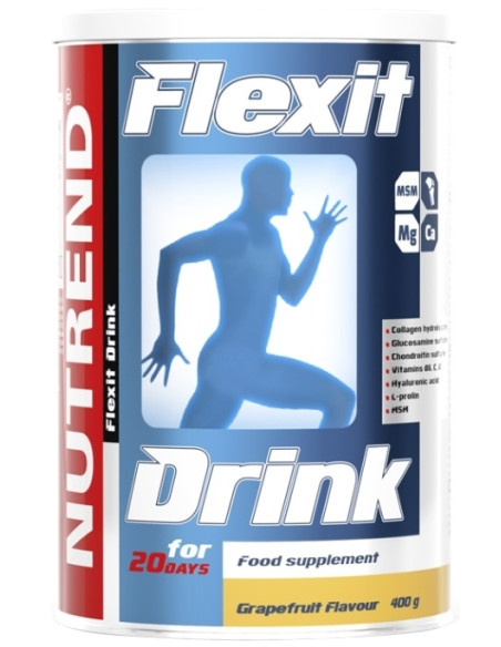 Flexit Drink, Strawberry - 400g | Nutrend