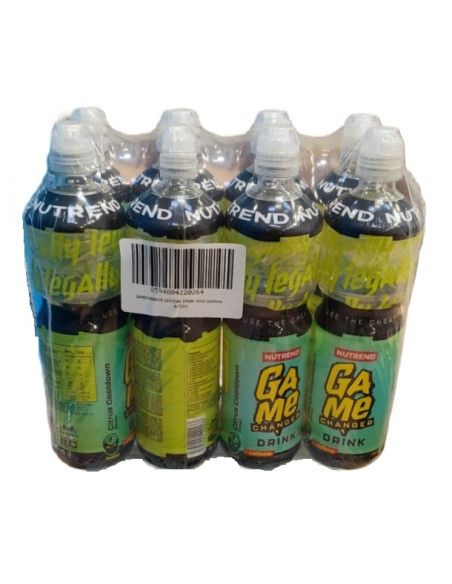 Gamechanger Caffeine Drink, Citrus Cooldown - 8 x 750 ml. | Nutrend