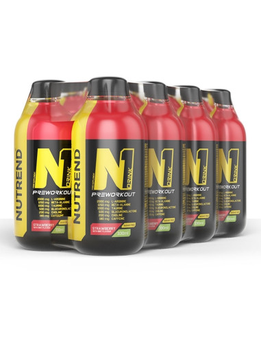 N1 Drink, Strawberry with Mint - 8 x 330 ml. |...