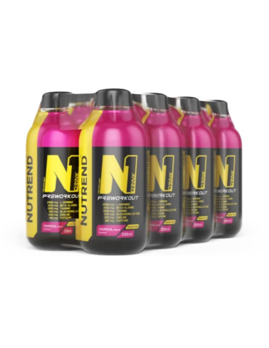 N1 Drink, Tropical Fruits - 8 x 330 ml. | Nutrend
