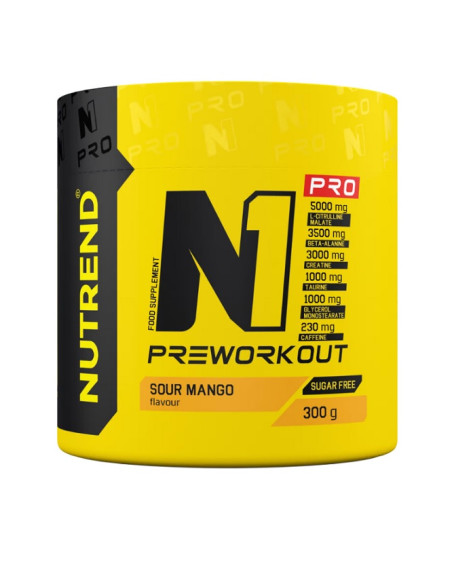 N1 Pro Pre-Workout, Sour Mango - 300g | Nutrend