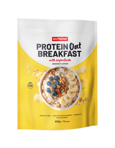 Protein Oat Breakfast, Banana - 630g | Nutrend
