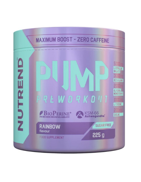 Pump Pre-Workout, Rainbow - 225g | Nutrend