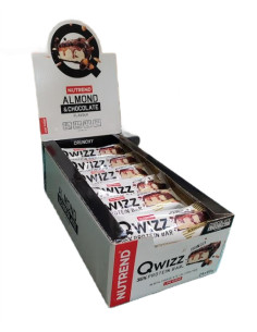 Qwizz 35% Protein Bar, Almond & Chocolate - 24 x 60g |...