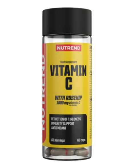 Vitamin C with Rosehip - 60 caps | Nutrend