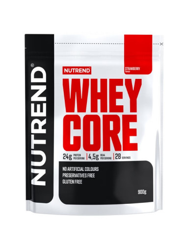 Whey Core, Strawberry - 900g | Nutrend